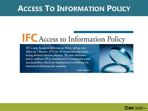 ifc access to information policy.